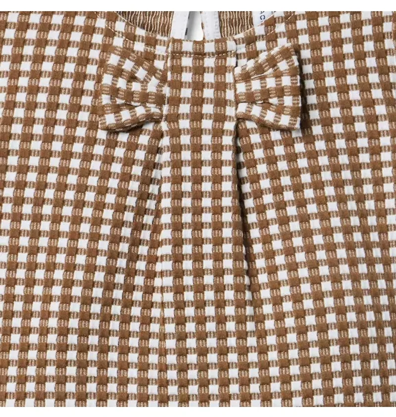 Gingham Ruffle Top