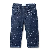 The Floral Barrel Leg Jean