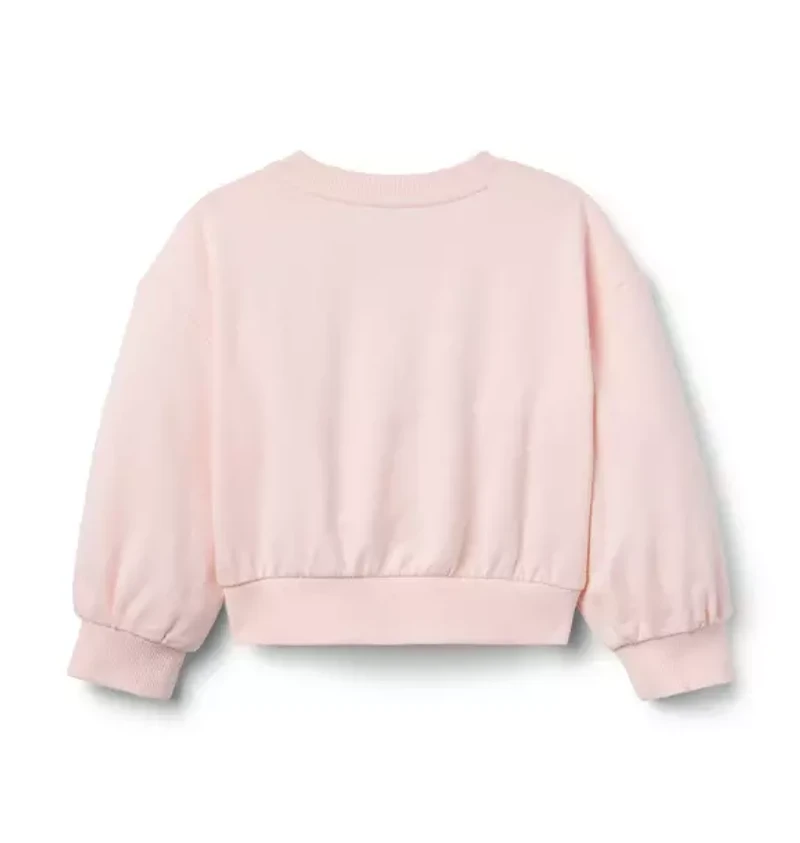 Disney Minnie Mouse Embroidered Ballet Sweatshirt