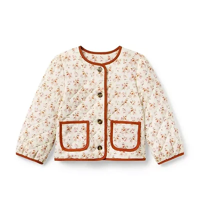 The Quilted Floral Jacket