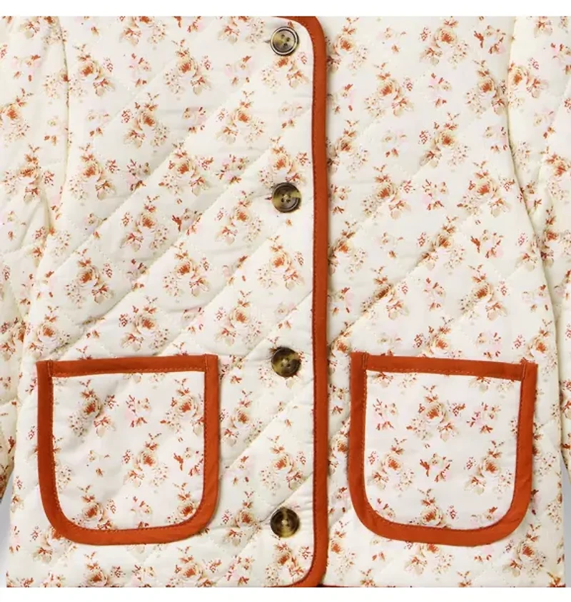 The Quilted Floral Jacket