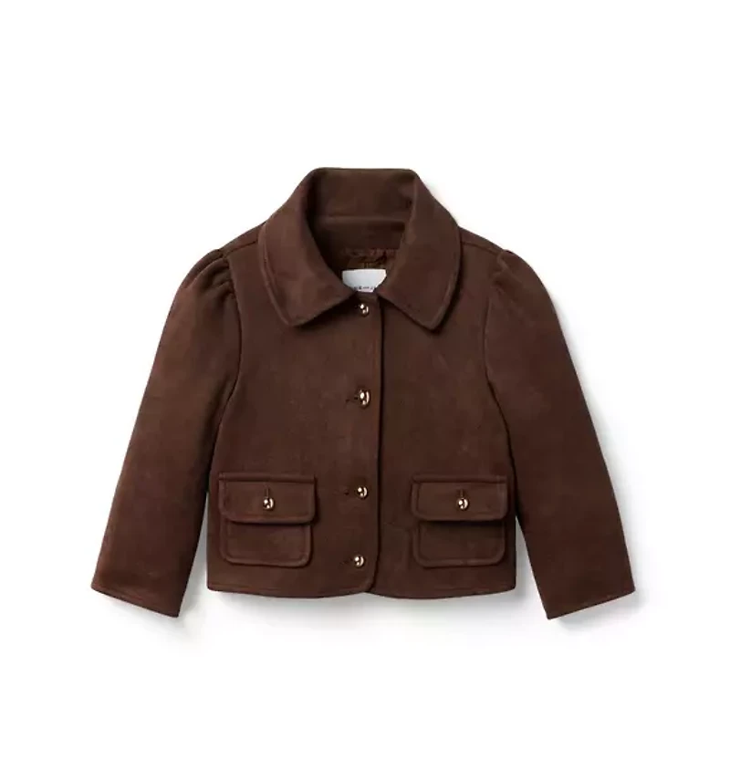 The Sueded Puff Sleeve Jacket
