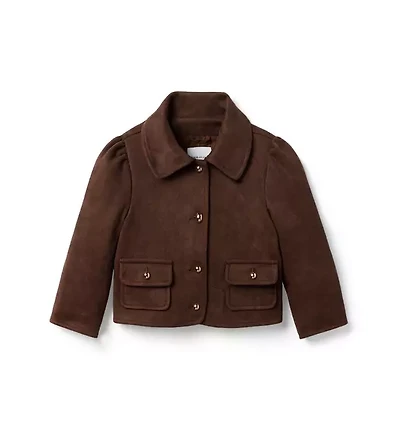 The Sueded Puff Sleeve Jacket