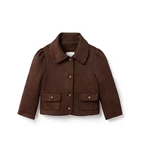 The Sueded Puff Sleeve Jacket