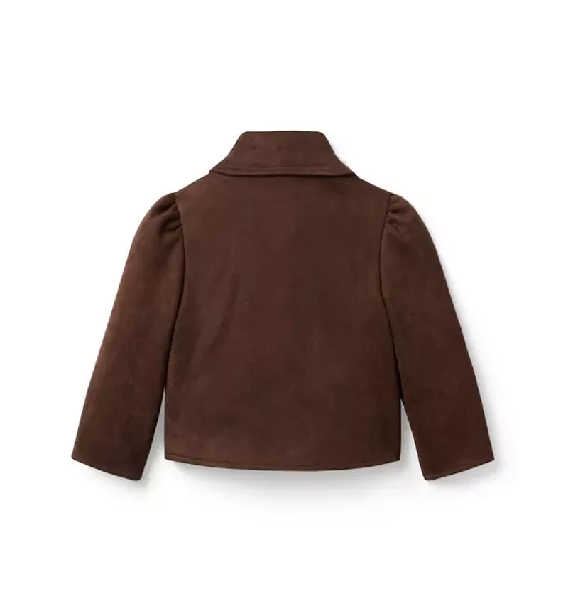 The Sueded Puff Sleeve Jacket