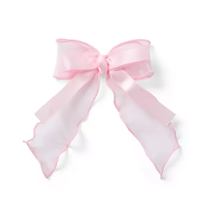 Chiffon Bow Barrette
