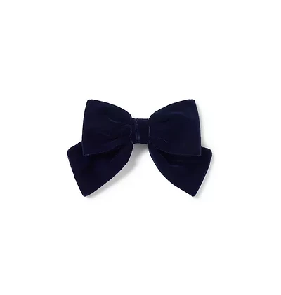 Velvet Bow Barrette