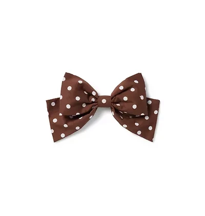Dot Bow Barrette