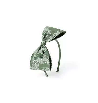 Horse Toile Bow Headband