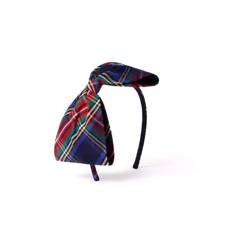 Tartan Bow Headband