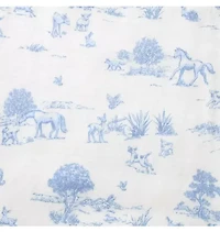 Baby Meadow Toile Blanket