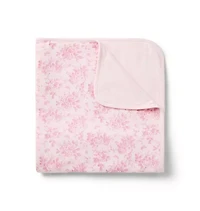 Baby Floral Toile Blanket