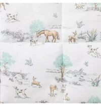 Baby Quilted Meadow Toile Blanket