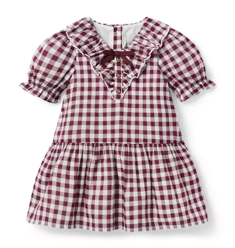 Gingham Ruffle Dress
