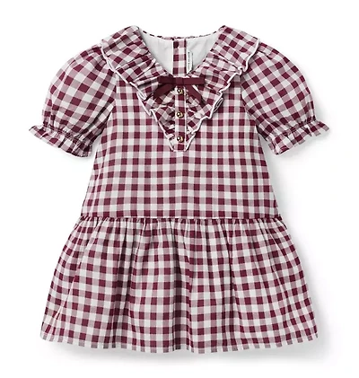 Gingham Ruffle Dress