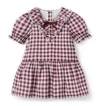 Gingham Ruffle Dress