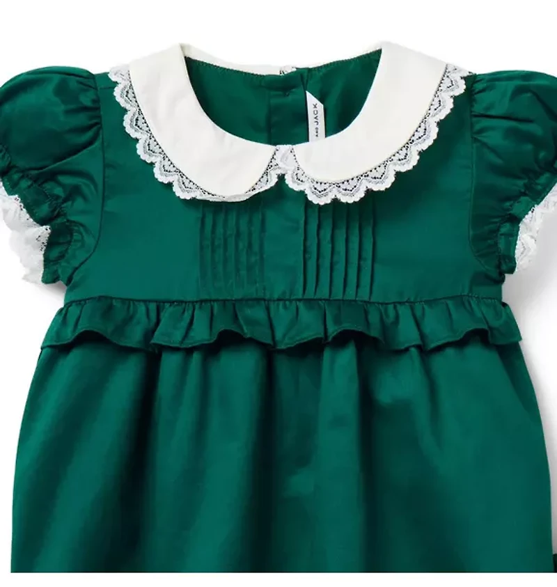 Baby Sateen Collared Matching Set