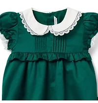 Baby Sateen Collared Matching Set