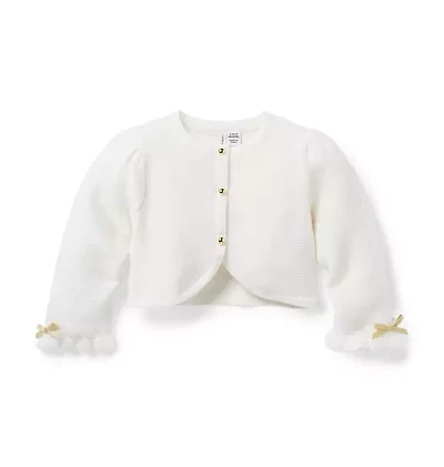 Baby Bow Cropped Cardigan