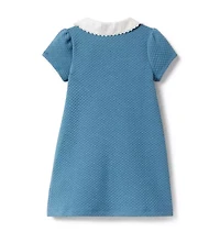 Quilted Collared Dress