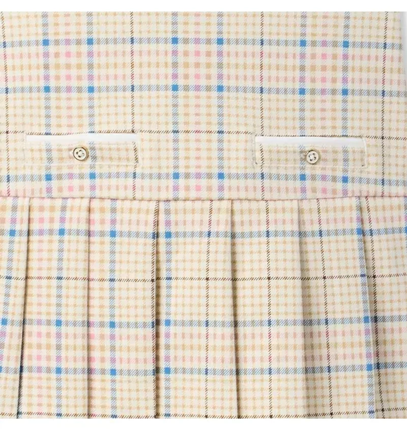 The Plaid Pleated Dress