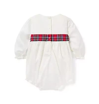 The Tartan Bow Baby Romper