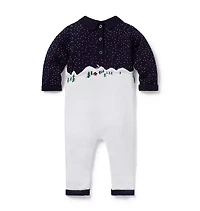 Baby Train Collared One-Piece