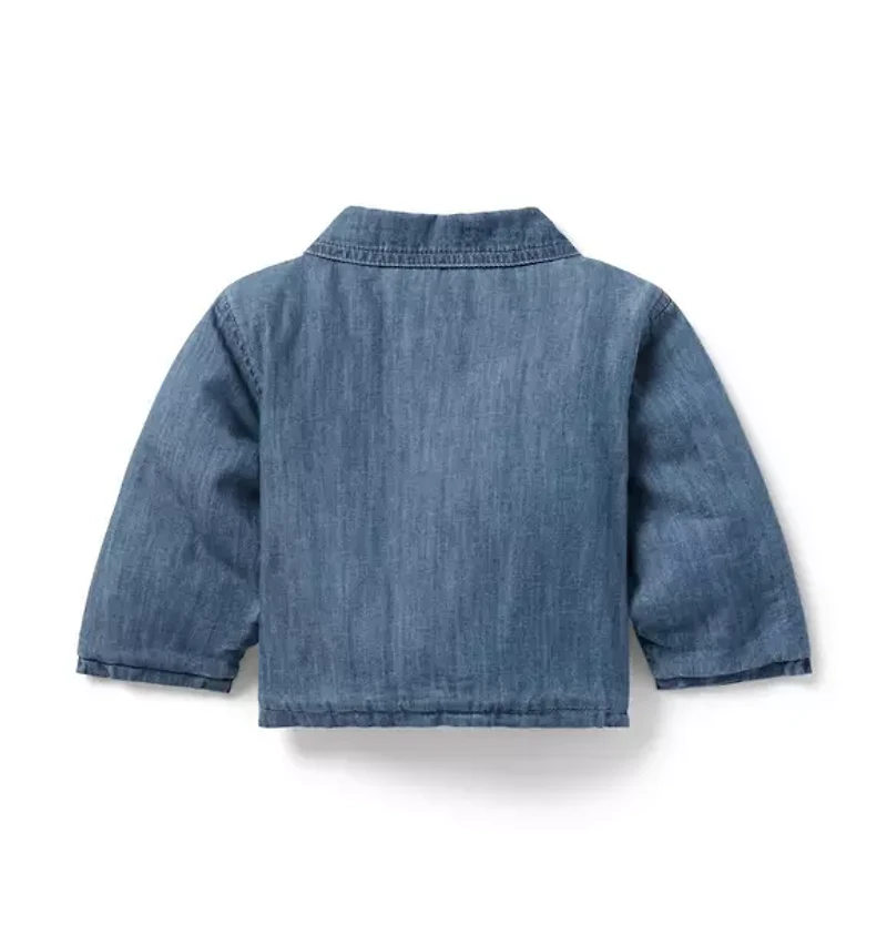 Baby Chambray Puffer Jacket