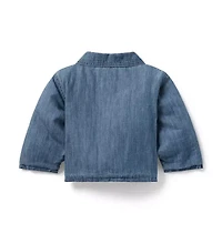 Baby Chambray Puffer Jacket