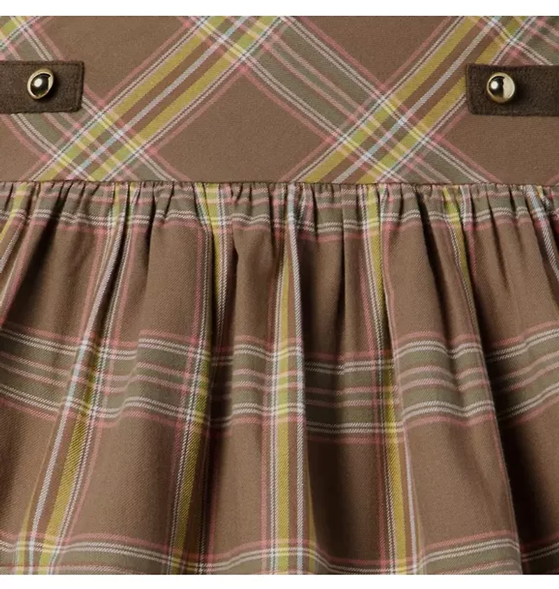 Plaid Ruffle Skirt