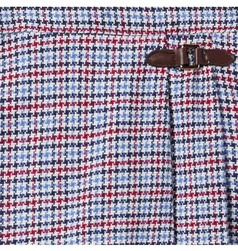 Houndstooth Buckle Skirt