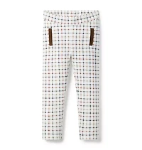 Plaid Ponte Pant