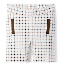 Plaid Ponte Pant