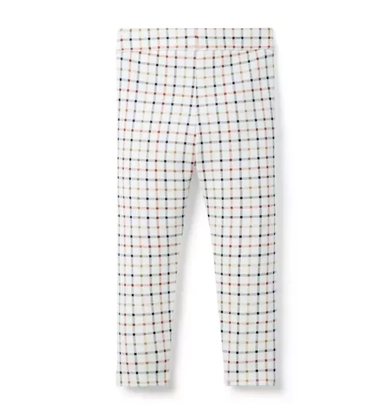 Plaid Ponte Pant