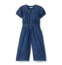 The Denim Wide Leg Jumpsuit