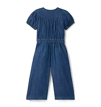The Denim Wide Leg Jumpsuit