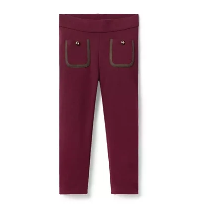 Patch Pocket Ponte Pant