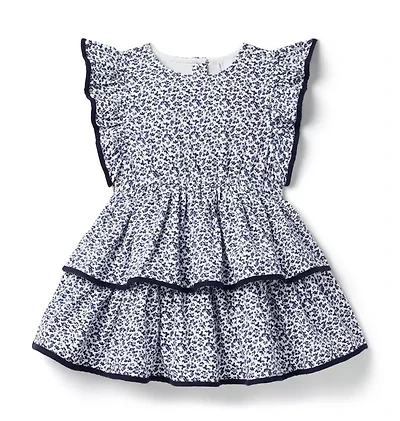 Ditsy Floral Tiered Ruffle Dress