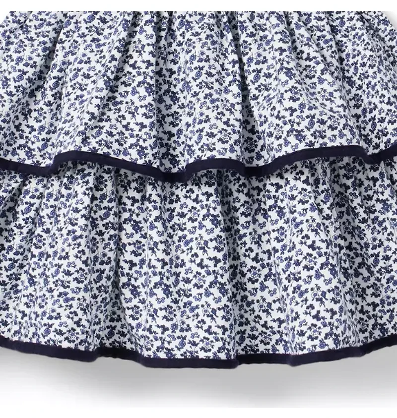 Ditsy Floral Tiered Ruffle Dress