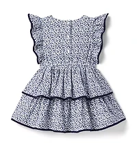 Ditsy Floral Tiered Ruffle Dress