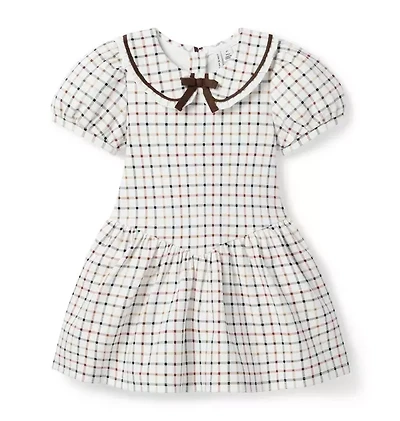 Plaid Ponte Dress