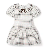 Plaid Ponte Dress