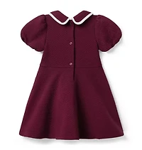 Quilted Puff Sleeve Dress