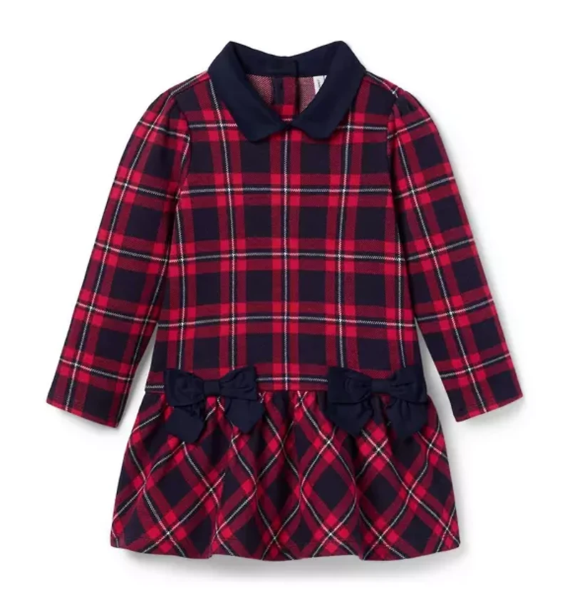 The Tartan Collared Bow Dress