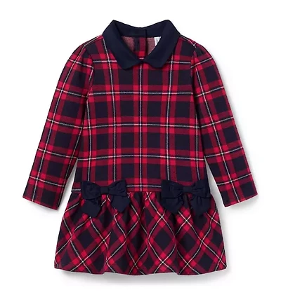 The Tartan Collared Bow Dress