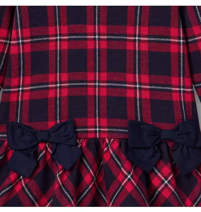 The Tartan Collared Bow Dress