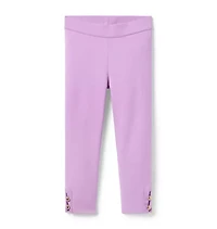 Button Cuff Ponte Pant