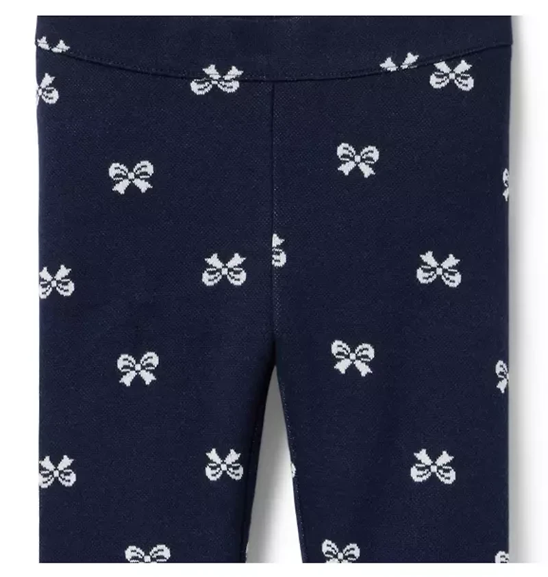 Bow Jacquard Pant