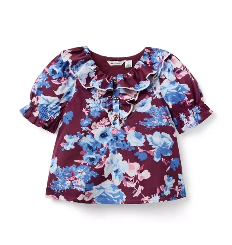 Floral Frills Top