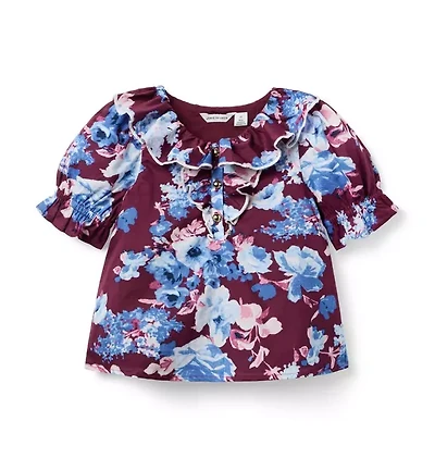 Floral Frills Top